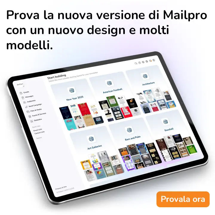 Prova gratuita di Mailpro