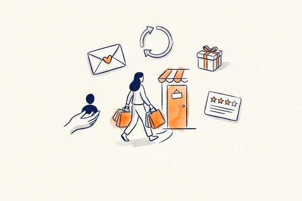 Sequenza email post-acquisto per i clienti delle feste