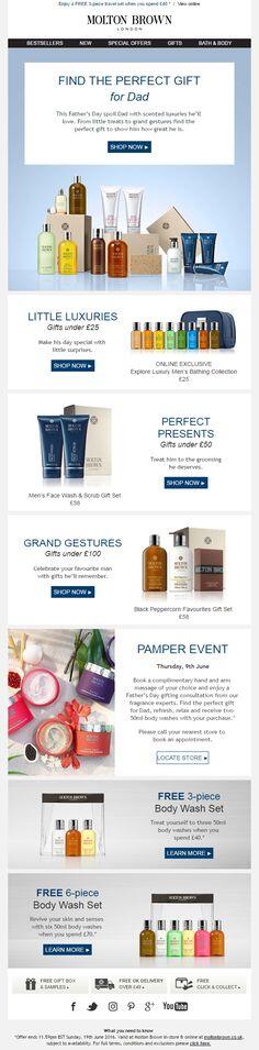 Email per la festa del papà