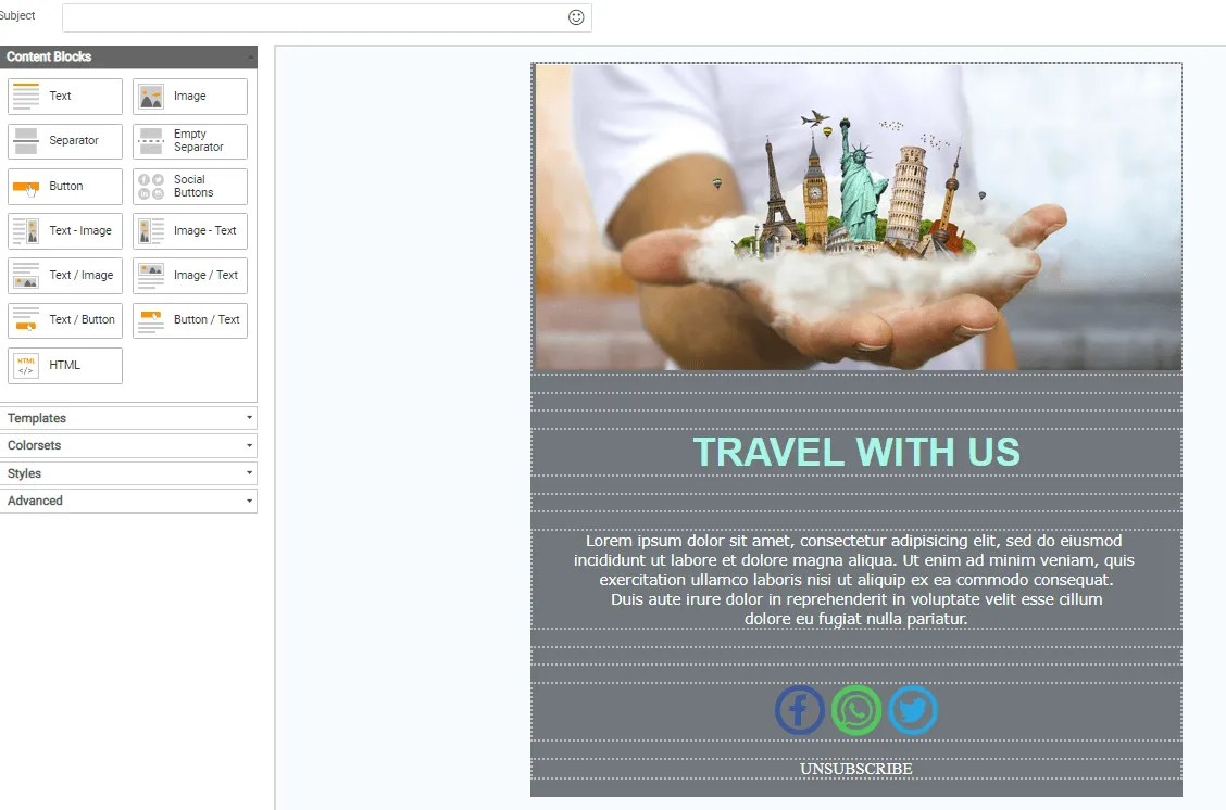 Crea la tua campagna con i modelli gratuiti per email di Mailpro