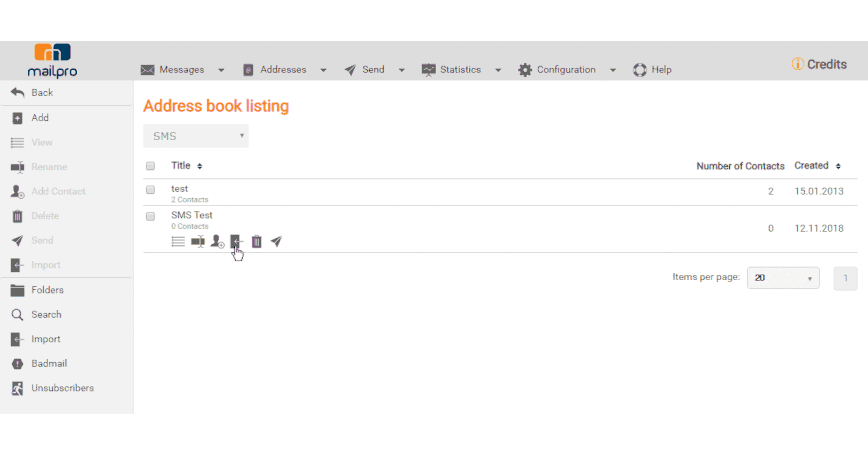 Importare la tua rubrica telefonica facilmente con Mailpro