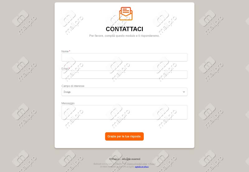 Modulo Richieste Clienti