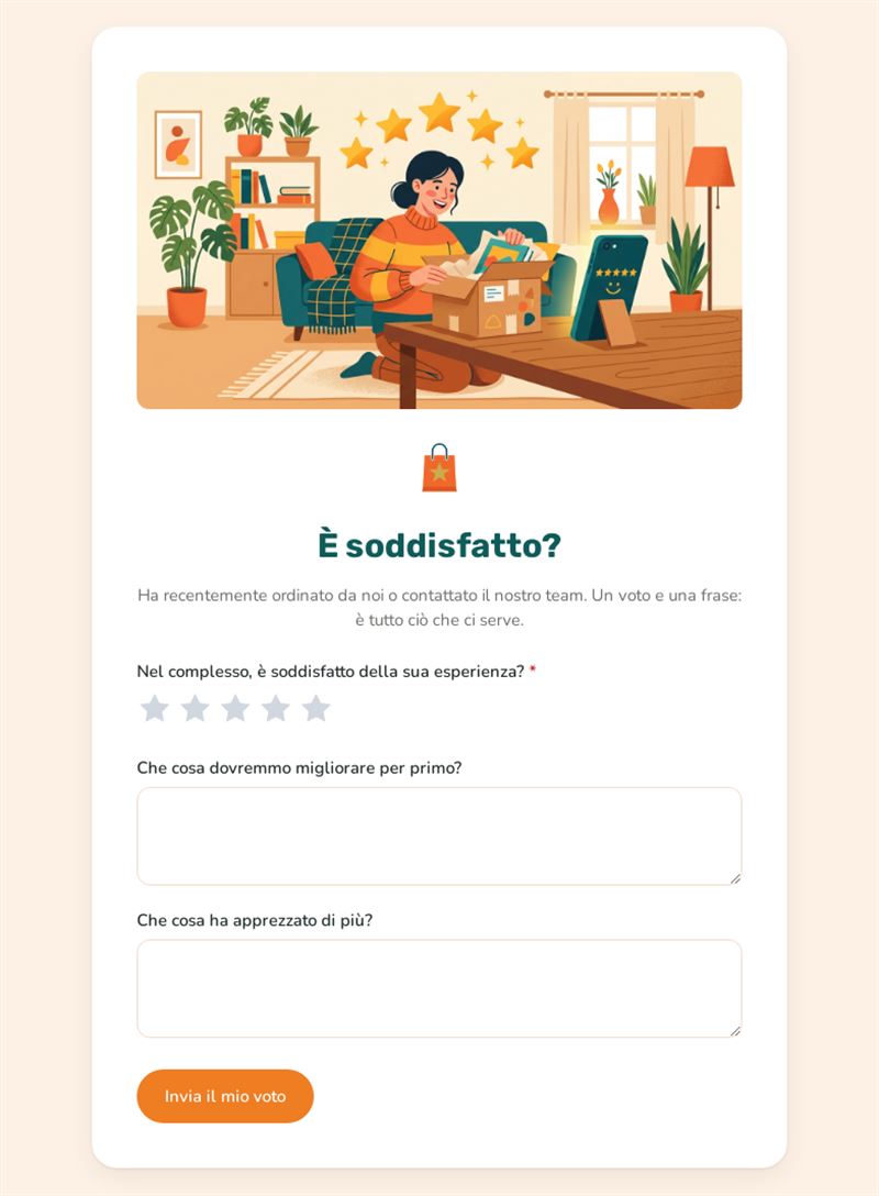 È soddisfatto?