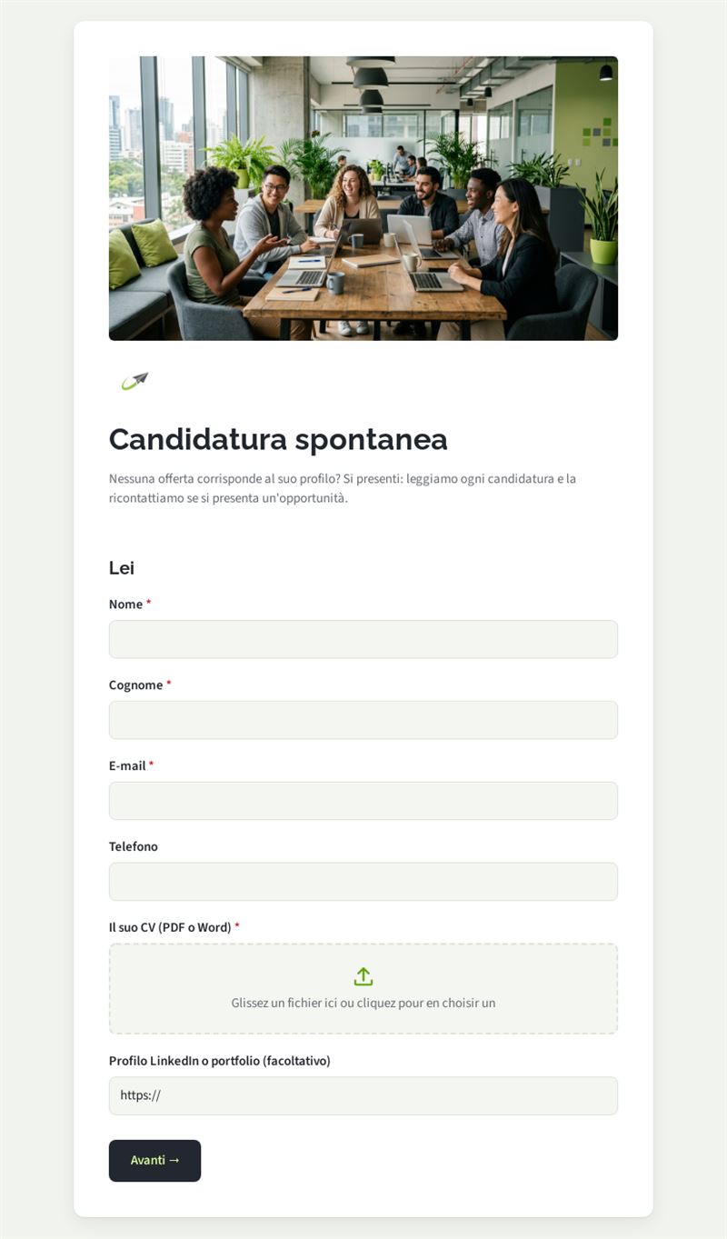 Candidatura spontanea