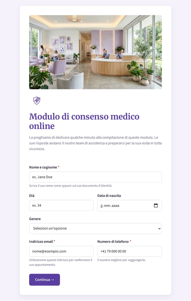 Modulo Consenso Medico Online