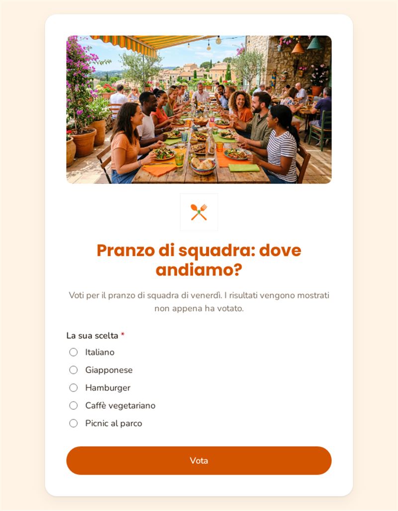 Pranzo di squadra: dove andiamo?