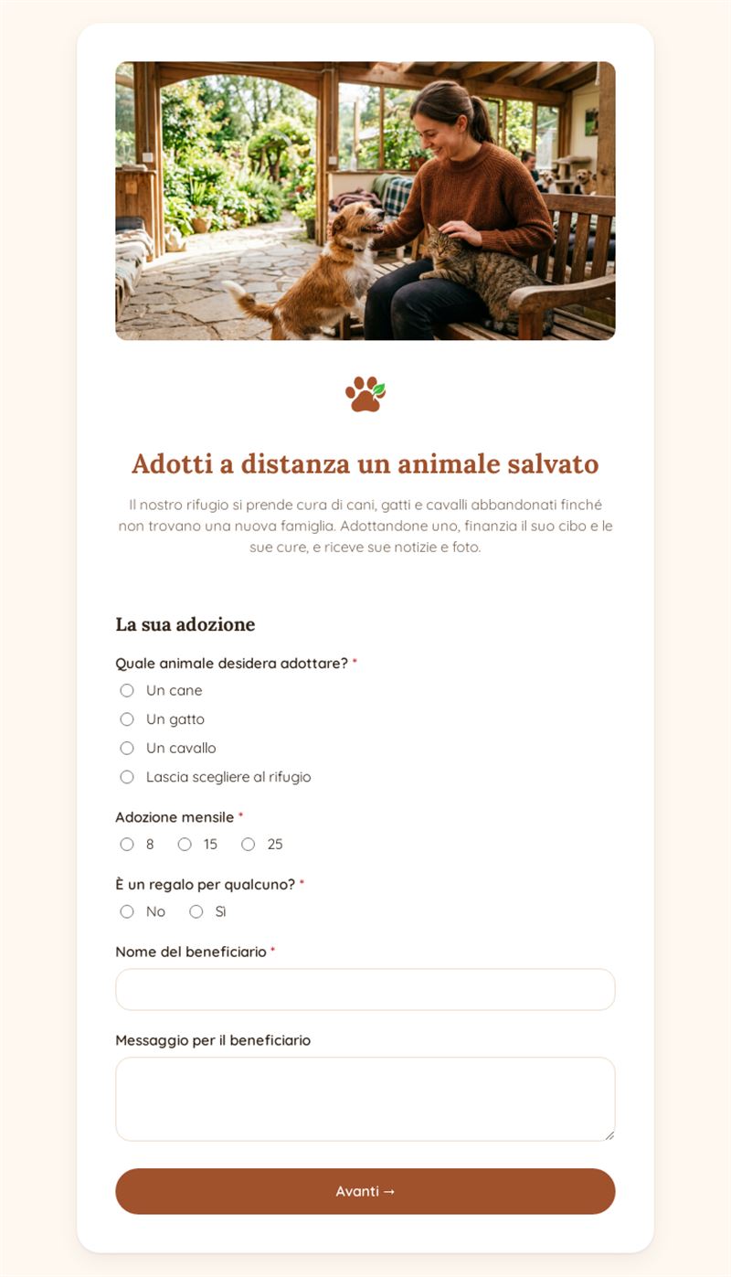 Adotti a distanza un animale salvato