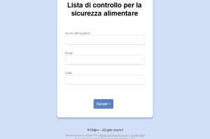 Checklist Sicurezza Alimentare
