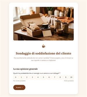 Sondaggio di soddisfazione del cliente