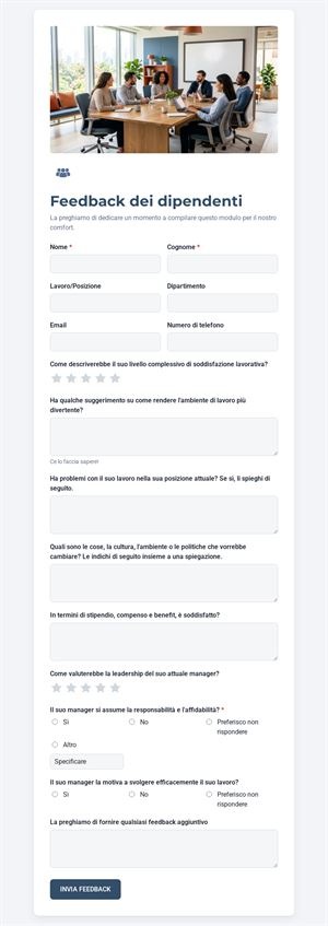 Feedback dei dipendenti