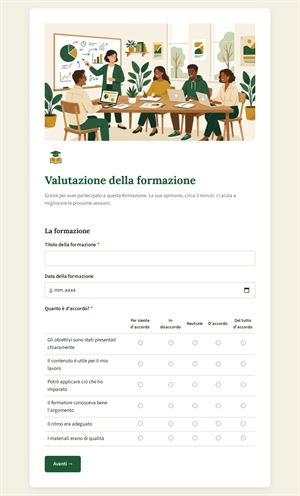 Valutazione della formazione