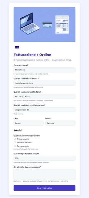 Modulo di Fatturazione Online