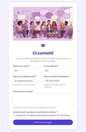 Modulo di contatto