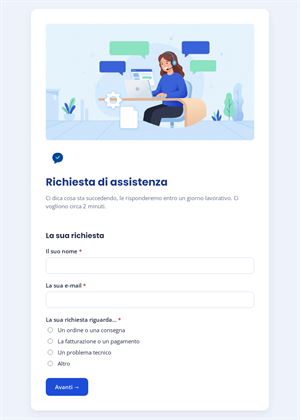 Richiesta di assistenza