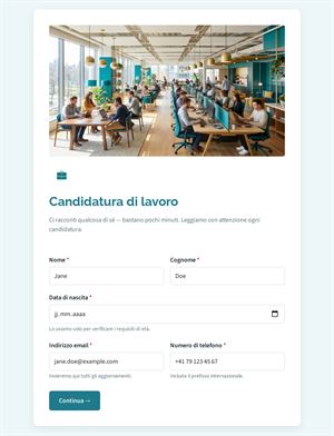 Domanda di Lavoro Online