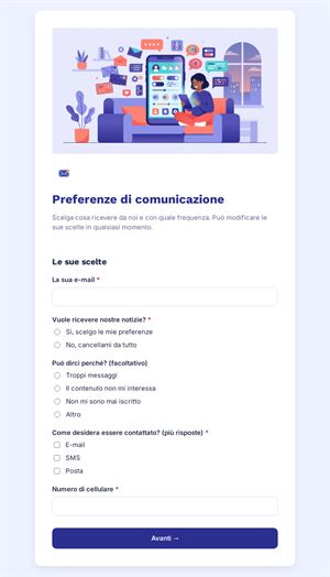 Preferenze di comunicazione