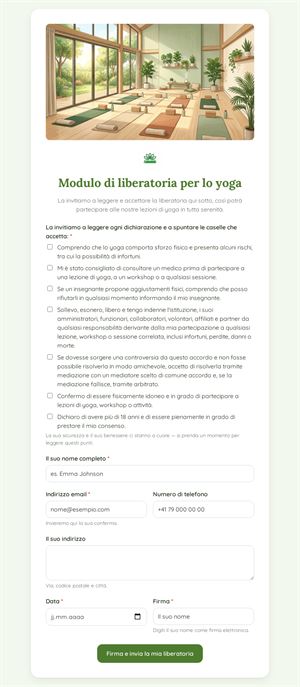 Liberatoria Yoga Online