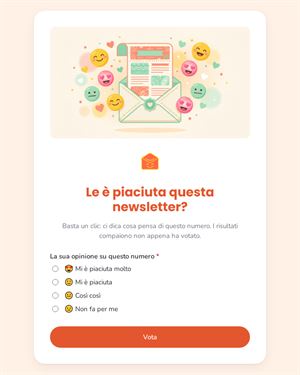 Le è piaciuta questa newsletter?