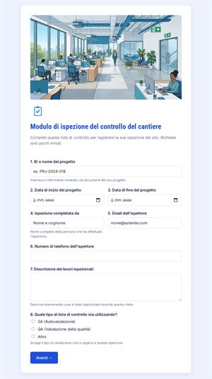 Ispezione Spazio di Lavoro
