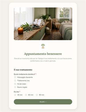 Appuntamento benessere