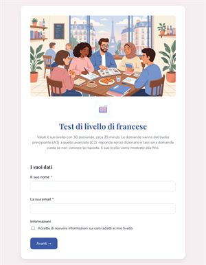 Test di livello di francese