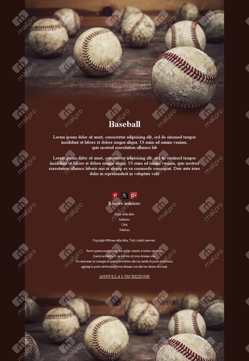Baseball Emozionale