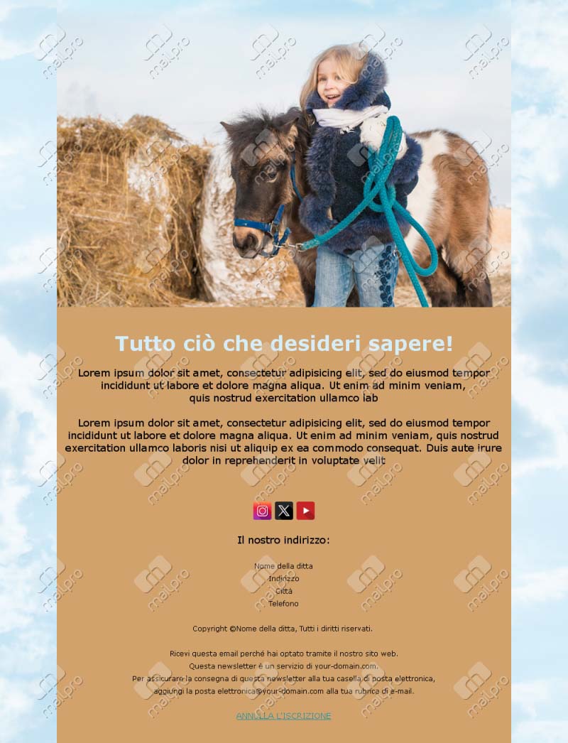 Modelli Equitazione