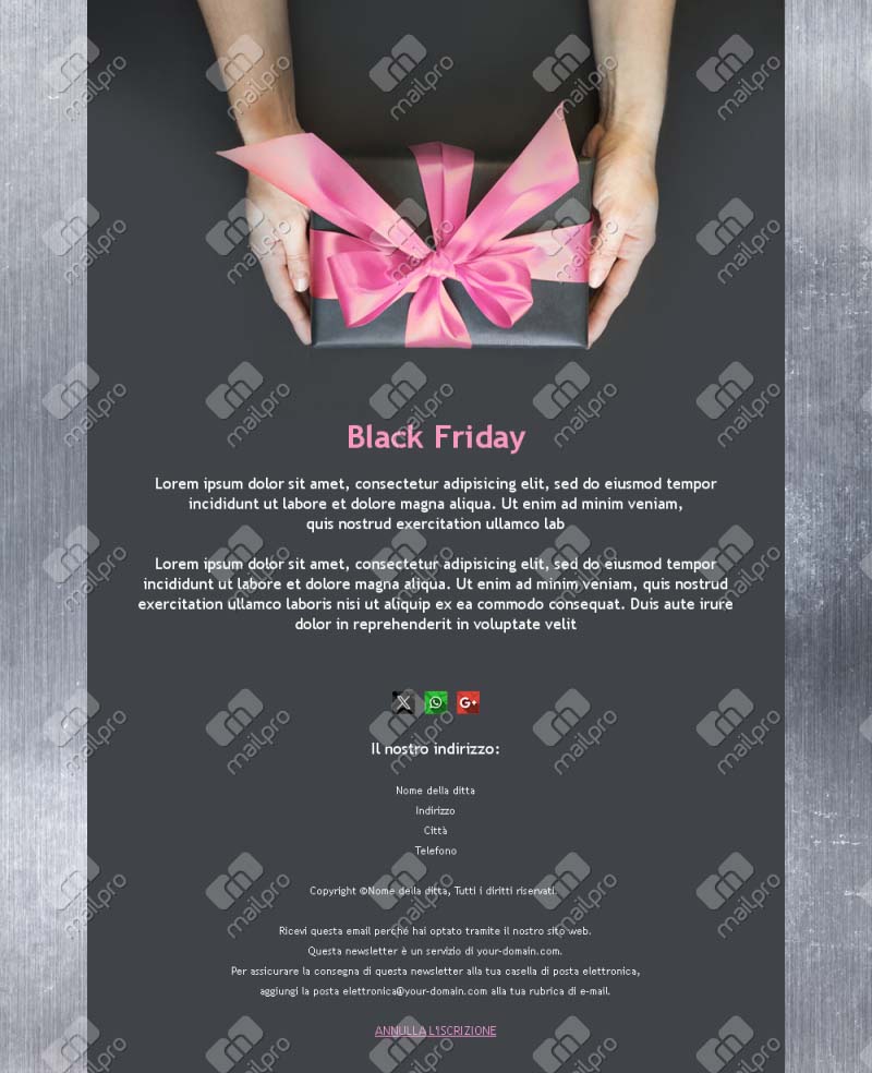 Black Friday Imperdibile