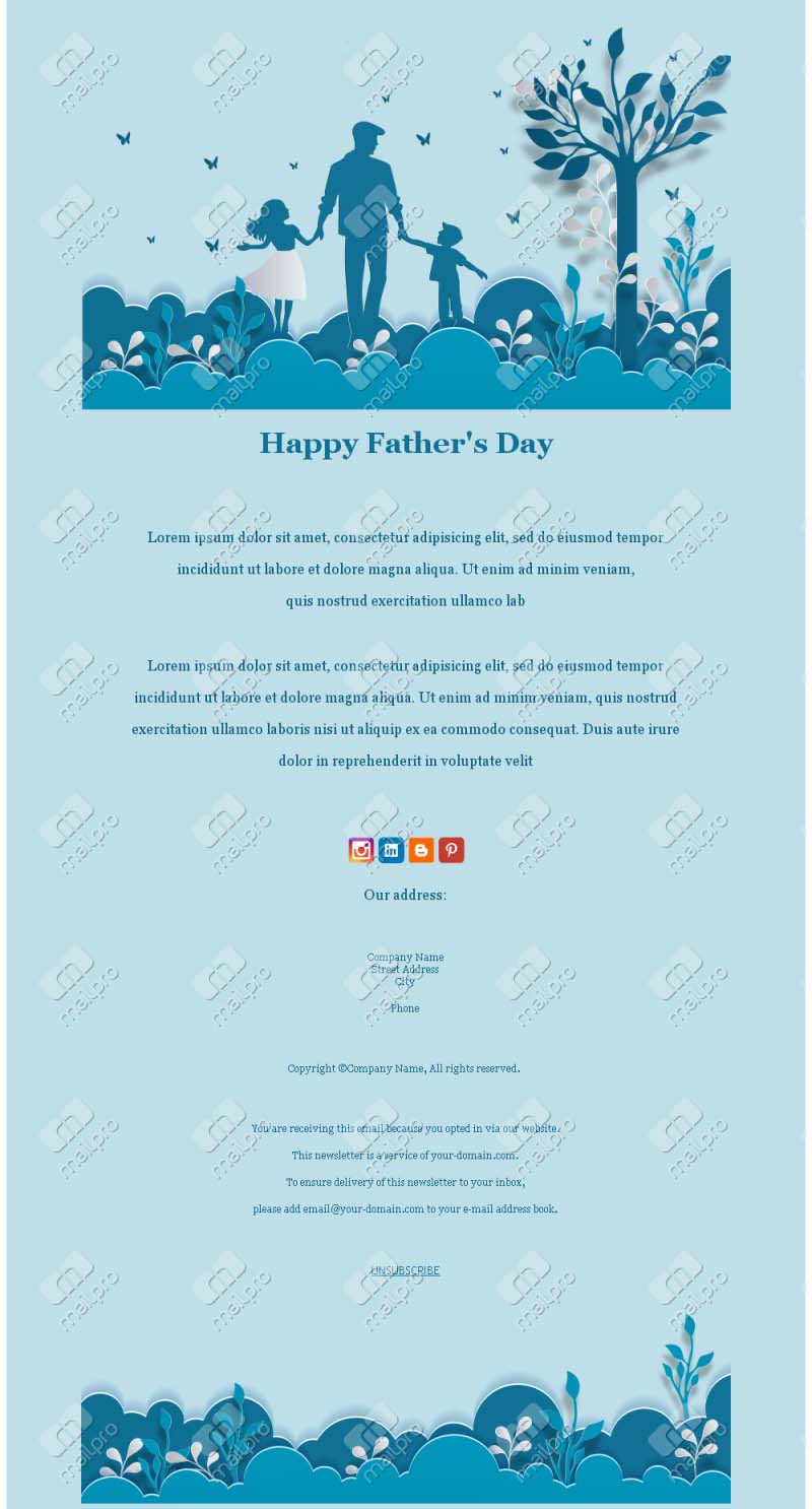 Messaggio Festa del Papà