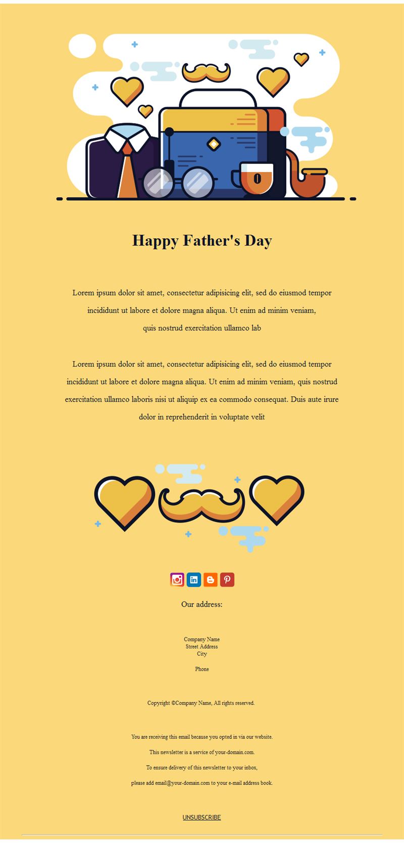 Father’s Day Email Design