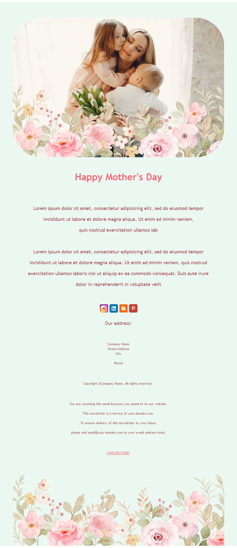 Mother’s Day Message