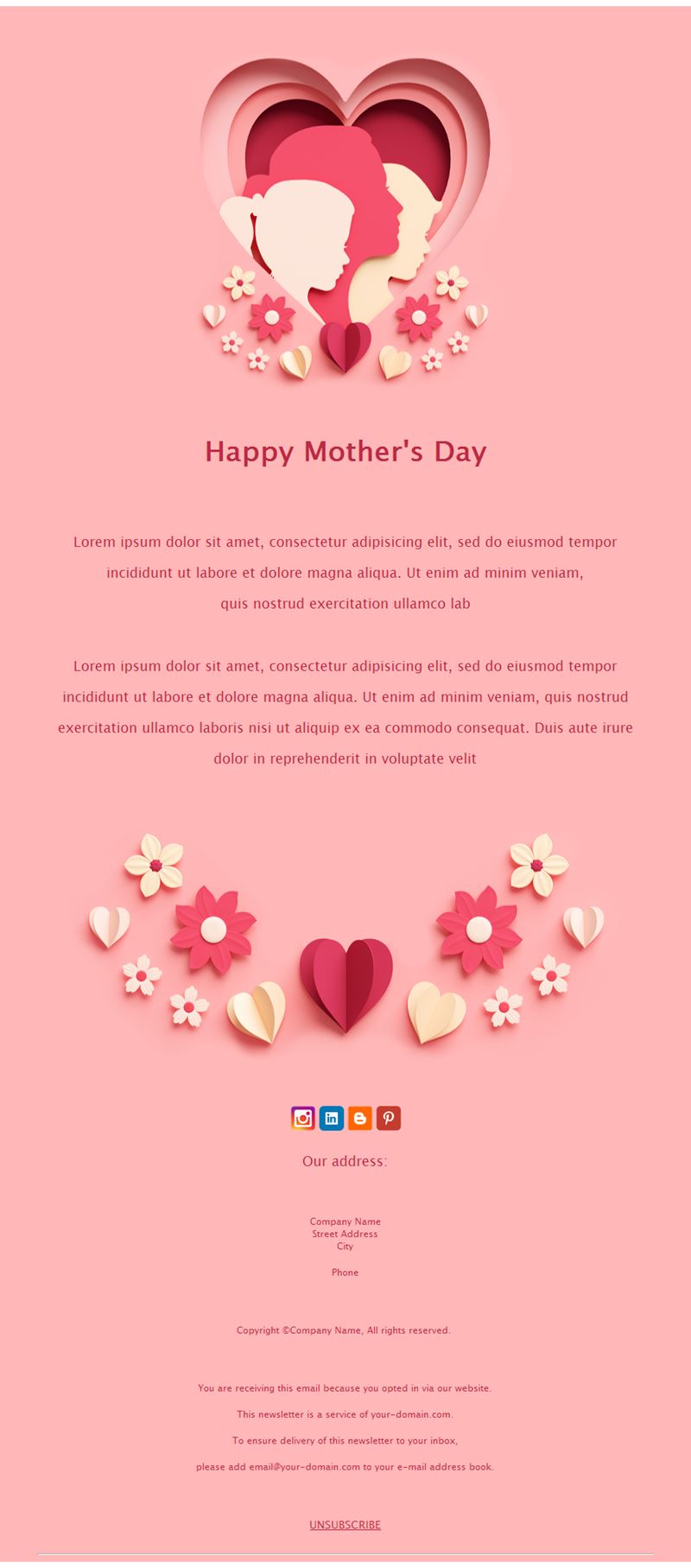 Mother’s Day Email