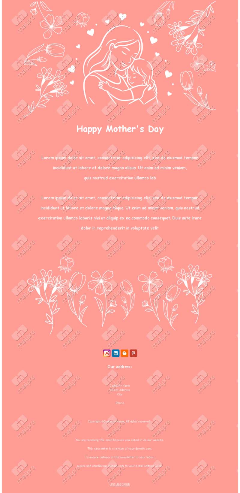 Auguri Mamma Eleganti