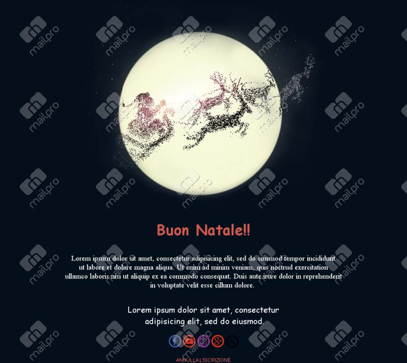 Email Natale Festivo