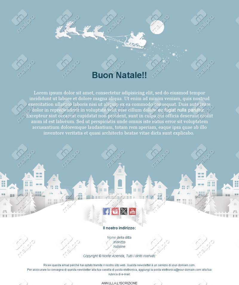 Email Natale Classico