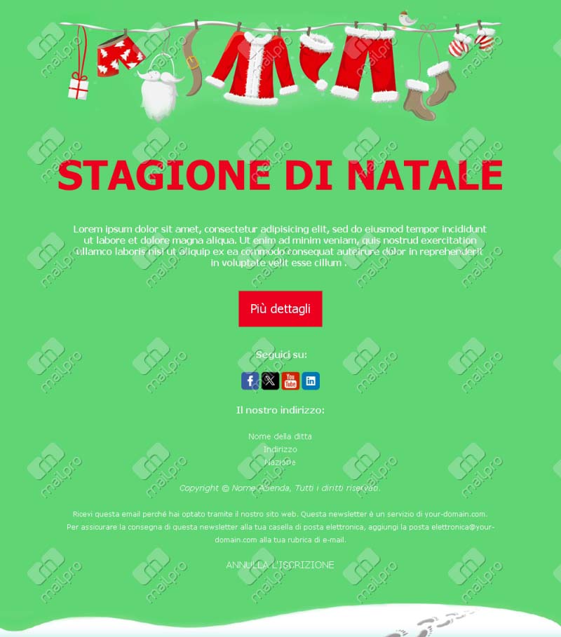 Email Natale Aziendale