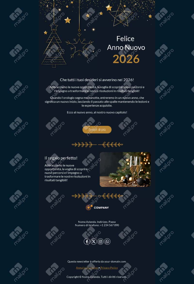 Auguri Impresa Email