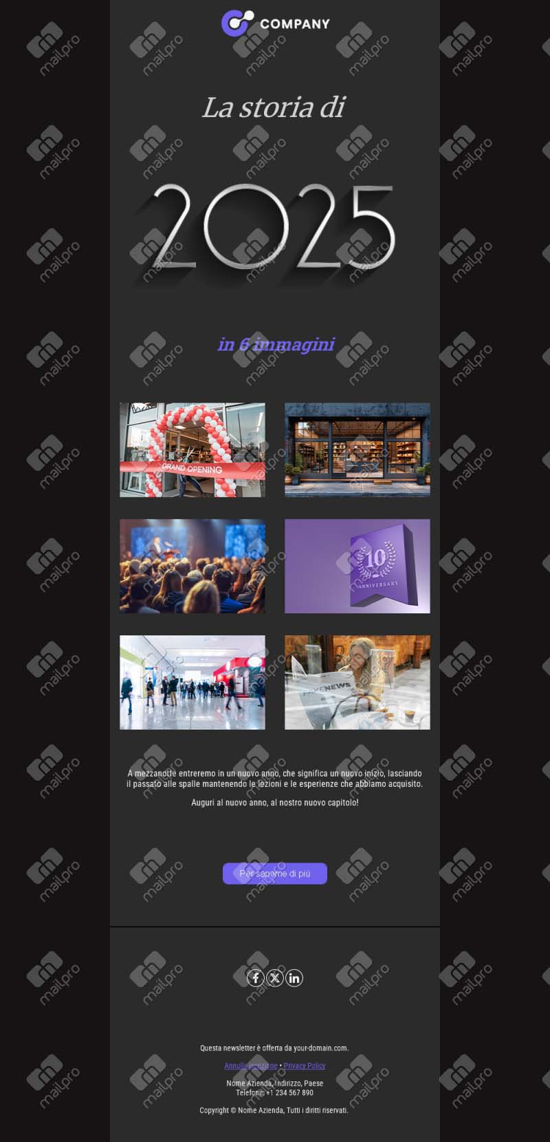 Auguri Strategici Email