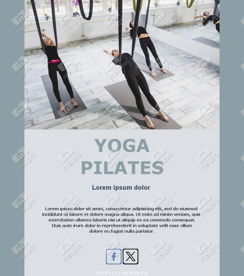 Template Email Pilates Base