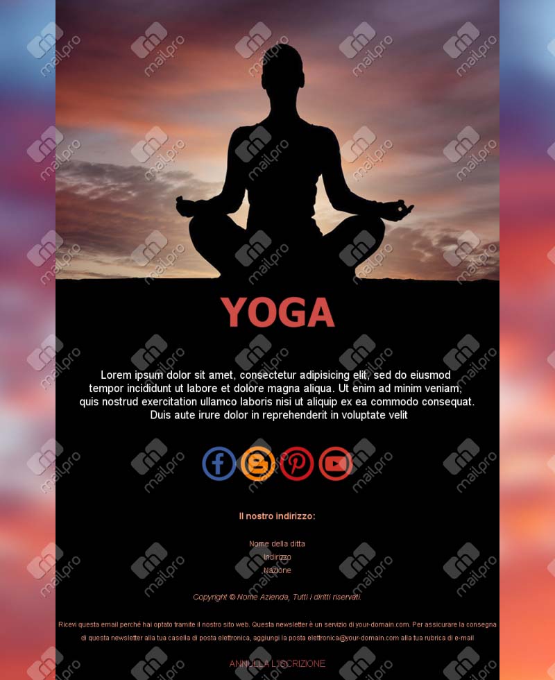 Template Email Corsi Scuola