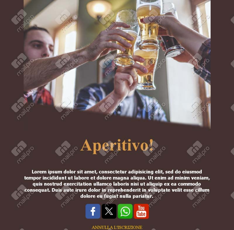 Template Email Bar Pub