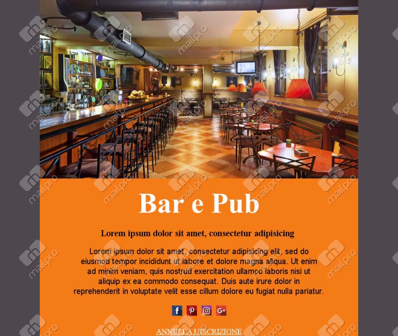 Template Email Happy Hour