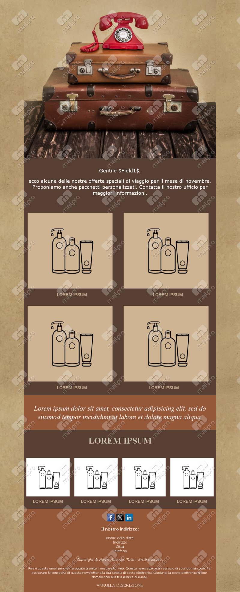 Template Email Spa Harmony