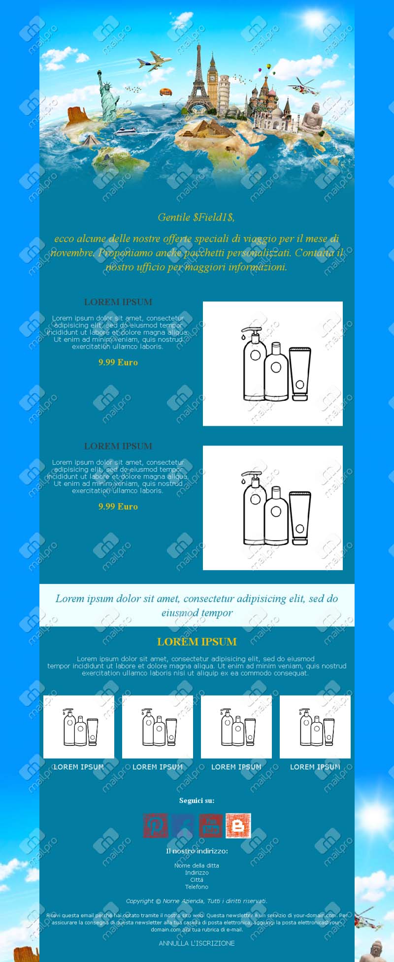 Template Email Beauty Studio Pro