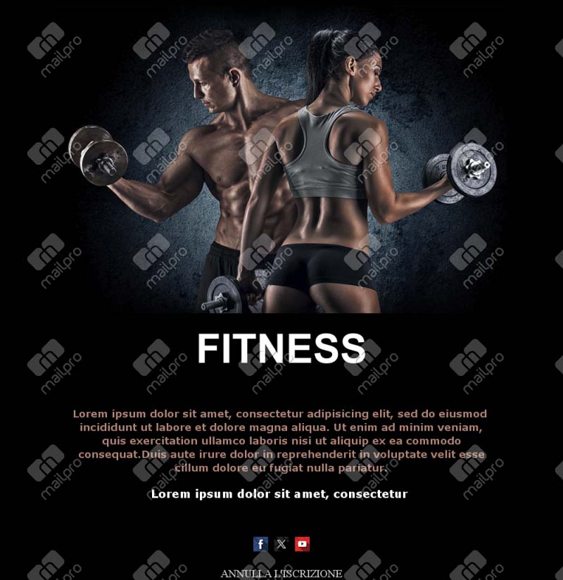 Template Email Gym Inspiration