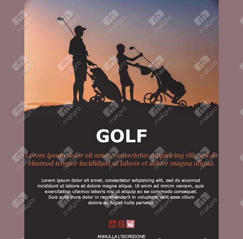 Template Email Annuncio Lezione	