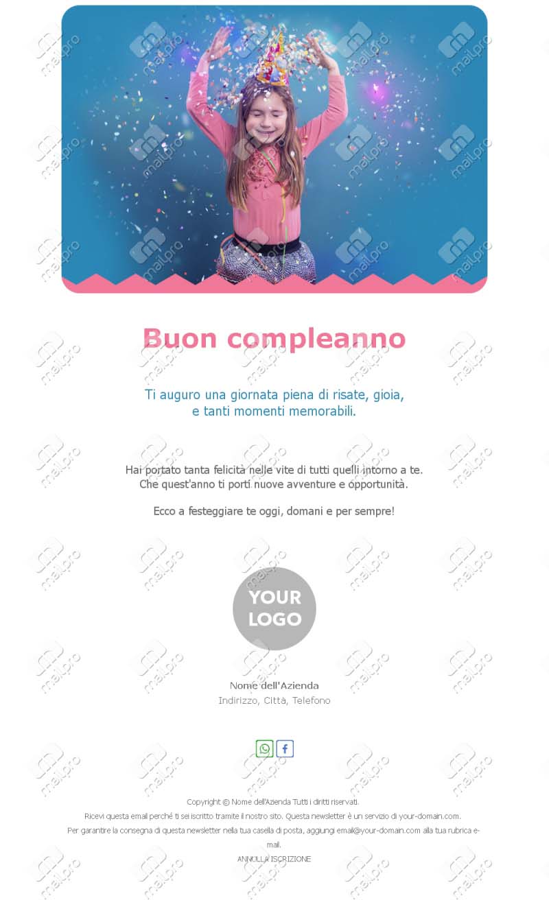 Template Email di Compleanno Automatizzato
