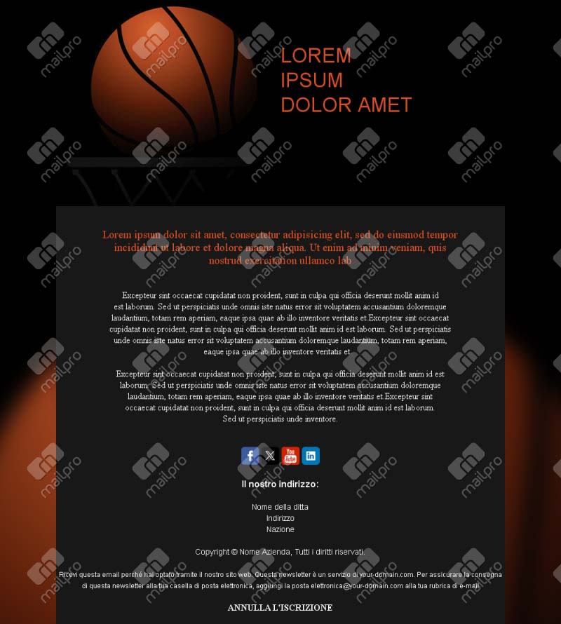 Template Email Derby Cittadino