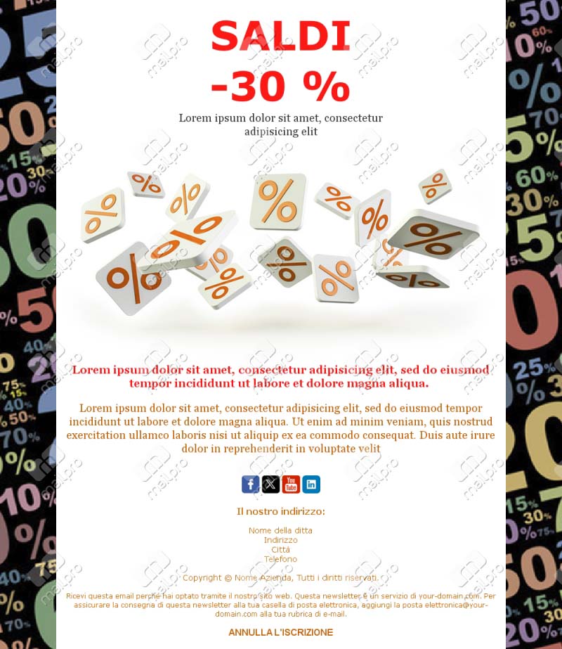 Template Email Glow Bellezza	