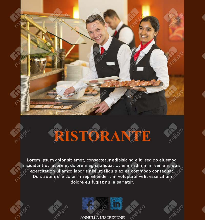 Modelli Email Ristorante